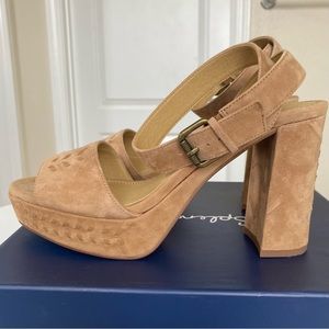 New Splendid Neesha Oakside Platform Sandals, Women's 10.